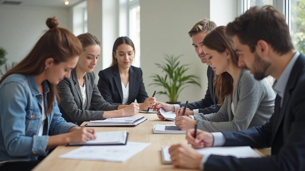 Persoon organiseert taken en prioriteiten met digitale tools en notitieblok op werkplek